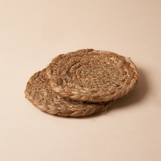 Natural Jute Coasters(Set of 2) - LUMA