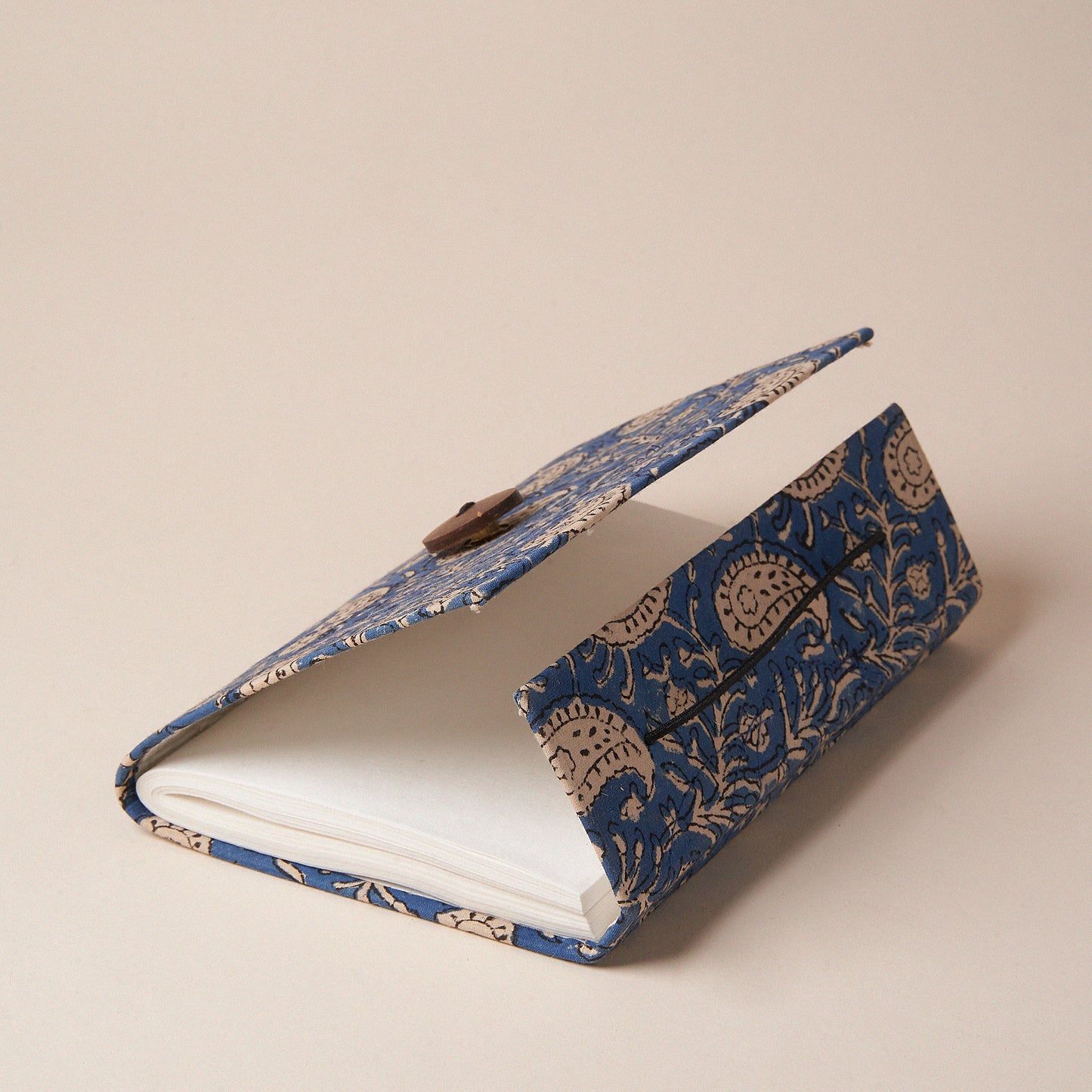 Hand Printed Fabric Notebook - LUMA