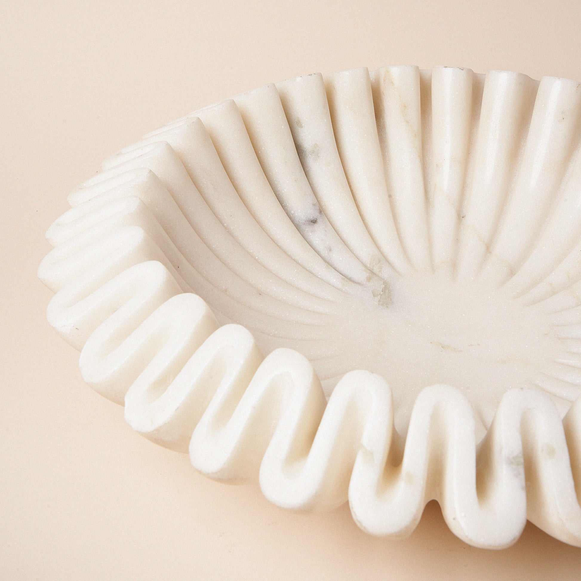 Marble Fluted Bowl - LUMA