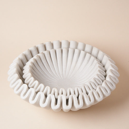 Marble Fluted Bowl - LUMA